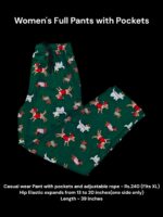 Women's Full Pant with Pockets (XL Size) - 10
