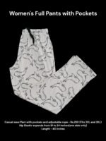 Women's Full Pant with Pockets (2XL/3XL Size) - 14