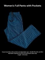 Women's Full Pant with Pockets (2XL/3XL Size) - 16