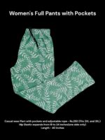 Women's Full Pant with Pockets (2XL/3XL Size) - 06