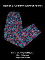Women's Full Pant without Pockets (M/L/XL Size) - N20