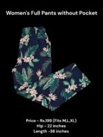 Women's Full Pant without Pockets (M/L/XL Size) - N07