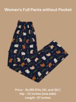 Women's Full Pant without Pockets (2XL/3XL Size) - 12