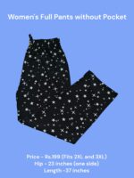 Women's Full Pant without Pockets (2XL/3XL Size) - 05