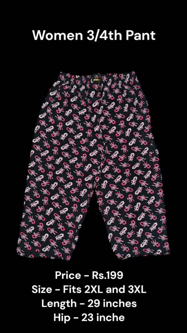 Women's 3/4th Pant (2XL/3XL Size) - 17