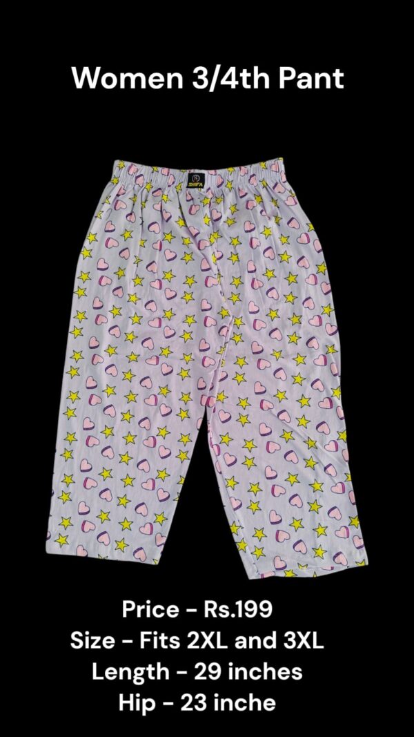 Women's 3/4th Pant (2XL/3XL Size) - 03