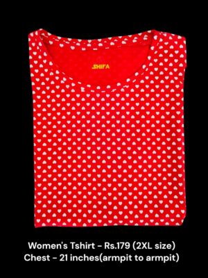 Women T Shirt (2XL Size) - 5