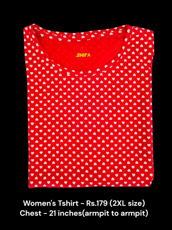 Women T Shirt (2XL Size) - 5