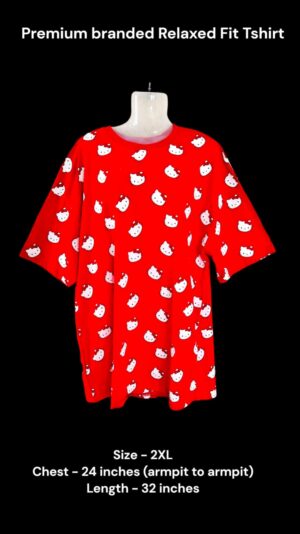 Premium Branded Women's Relaxed Fit Tshirt(2XL Size)