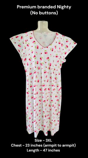 Premium Branded Women's Nighty (3XL Size)