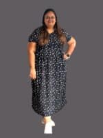 PLUS SIZE Comfy Wear (NonFeeding) - Black White Stars