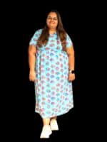 PLUS SIZE Comfy Wear (NonFeeding) - Sky Blue Floral